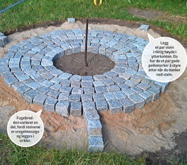 Bålplass i hagen Bålplass i hagen